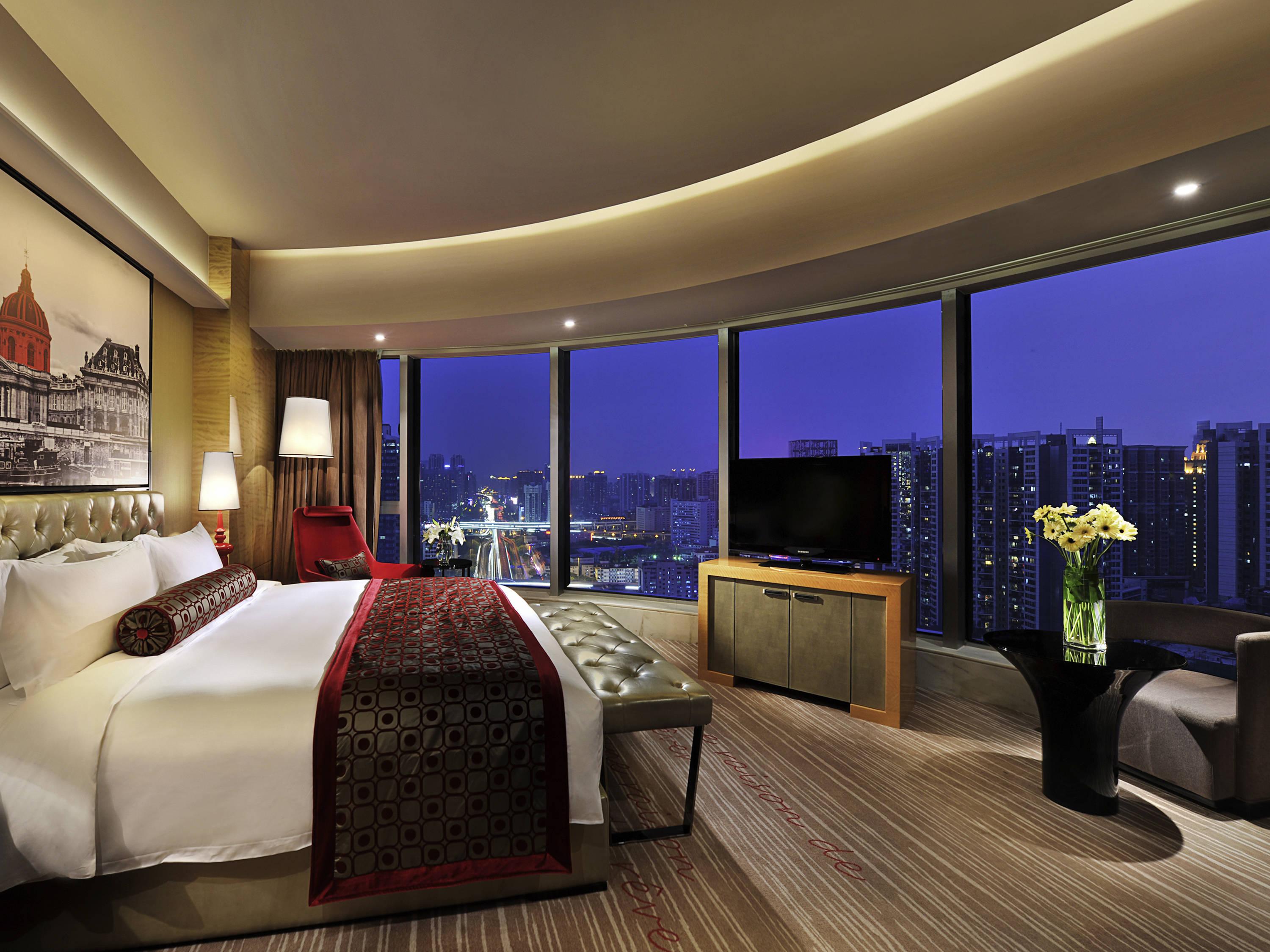 Hotel Sofitel Guangzhou Sunrich - Registration Service And Free Shuttle Bus To Canton Fair Complex Exterior foto