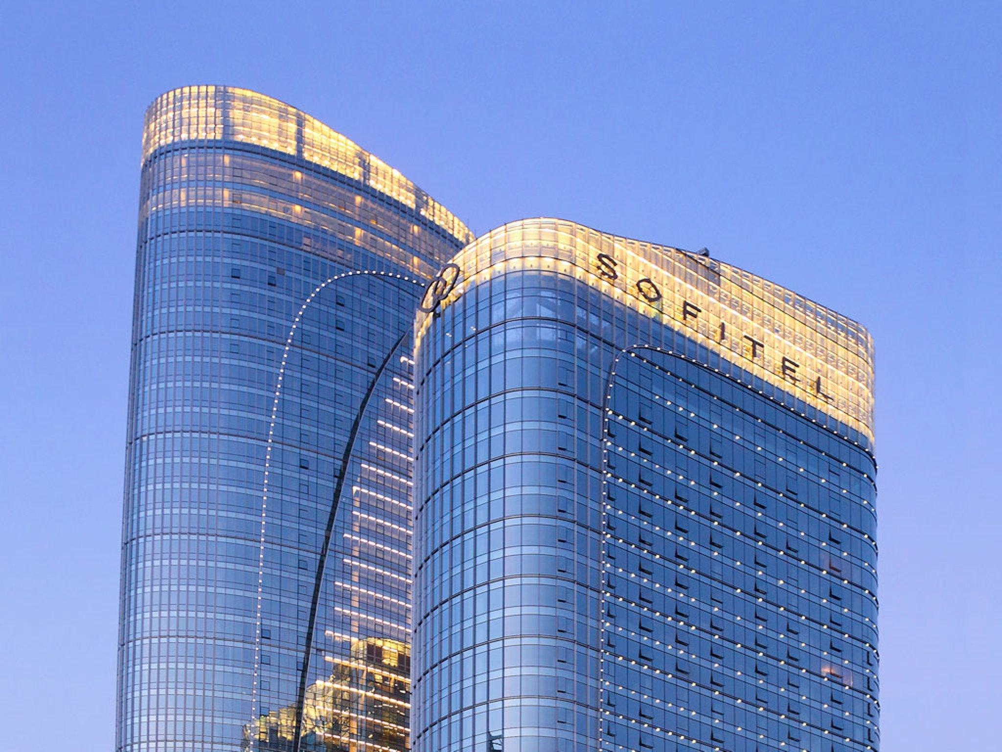 Hotel Sofitel Guangzhou Sunrich - Registration Service And Free Shuttle Bus To Canton Fair Complex Exterior foto