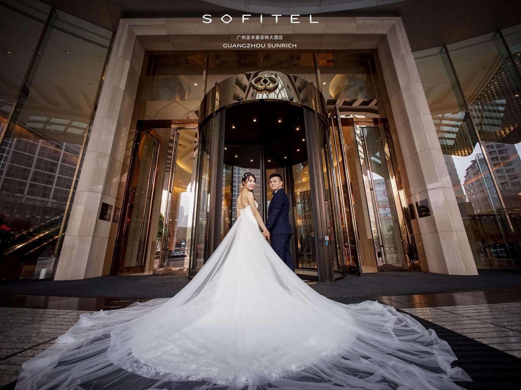 Hotel Sofitel Guangzhou Sunrich - Registration Service And Free Shuttle Bus To Canton Fair Complex Exterior foto